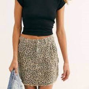 NWT Free People Military Short Mini Skirt Size XS
